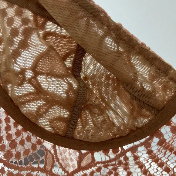 For Love and Lemons Lace Bralette - Blush Pink - Picture 8 of 11